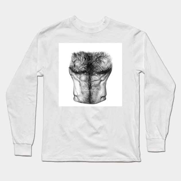 Hairy Long Sleeve T-Shirt by davidfarquhar